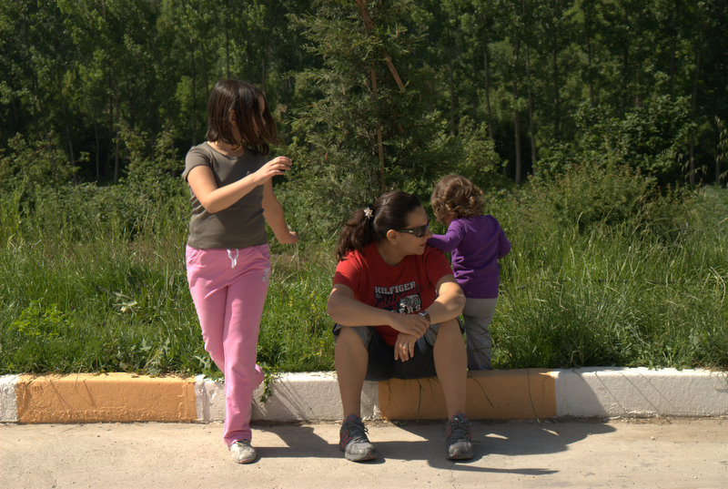 Selincik ger�ek annesi :))Aylin ve Aleyna ile...