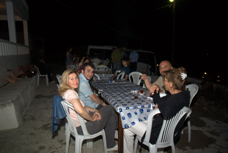 Yemekten �nce �ay keyfi