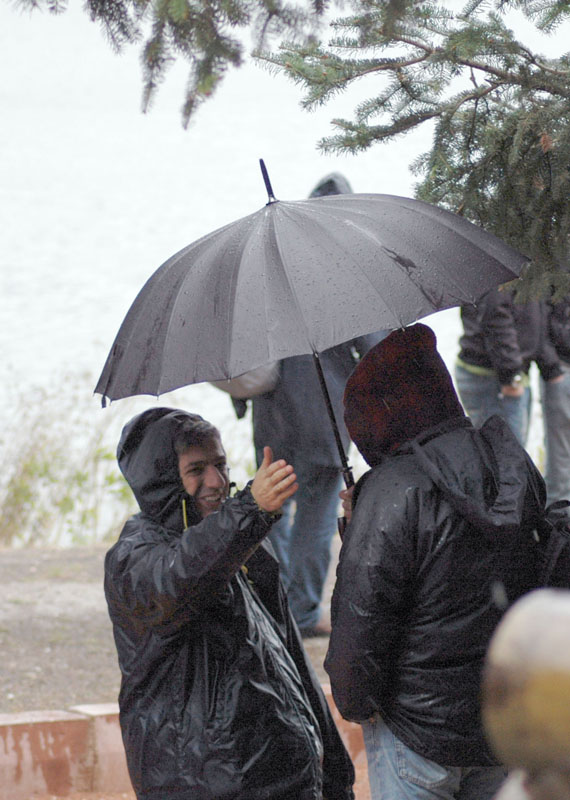 Yagmurda fotograf baskad�r